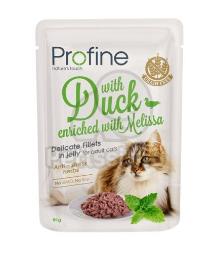 Profine Cat Adult Fillets in Jelly - kacsa  85 g