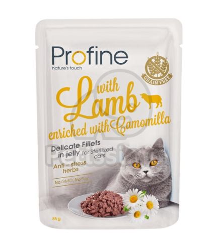 Profine Cat Sterilized Fillets in Jelly - bárány 85 g