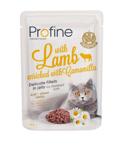 Profine Cat Sterilized Fillets in Jelly - bárány 85 g