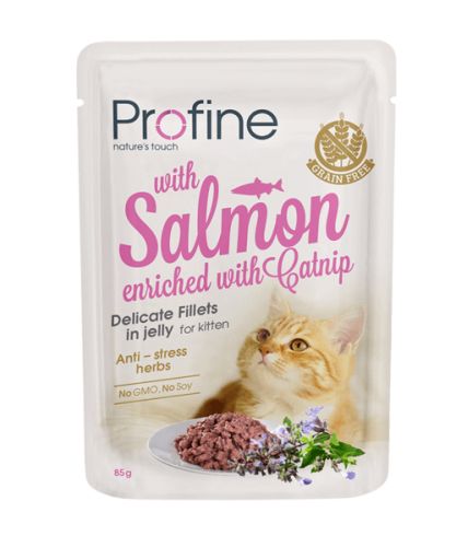 Profine Kitten Fillets in Jelly - lazac  80 g