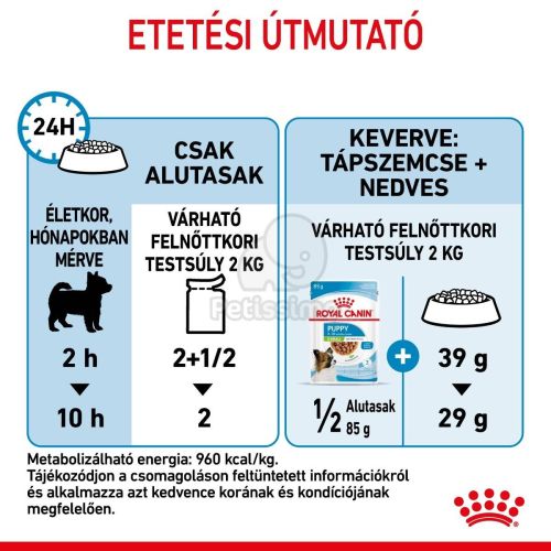 Royal Canin X-Small Puppy alutasakos  85 g
