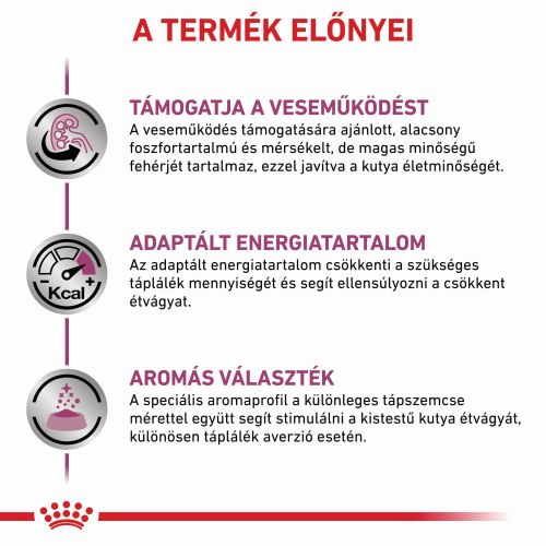 Royal Canin Renal szárazeledel kistestű kutyáknak  3.5 kg