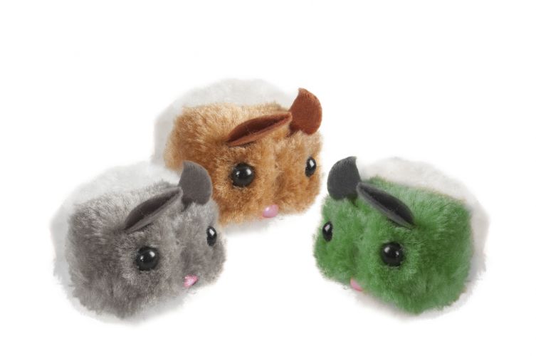 Flamingo Jerry rezgő plüss egér  7 cm