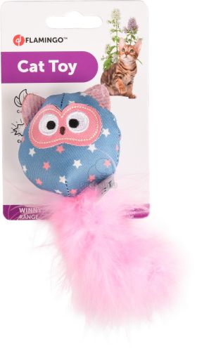 Flamingo Winny macskajátékok  Bagoly 14  cm