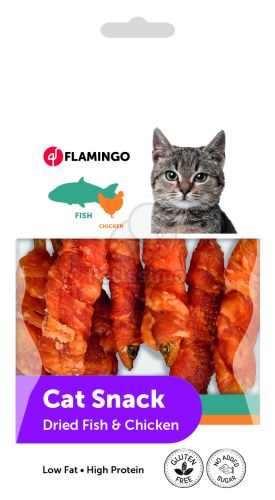 Flamingo Hapki szárított snack - hal, csirke  50 g