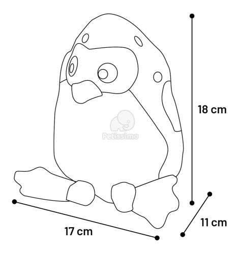 Flamingo Birdi plüss madár kutyajáték  1 db