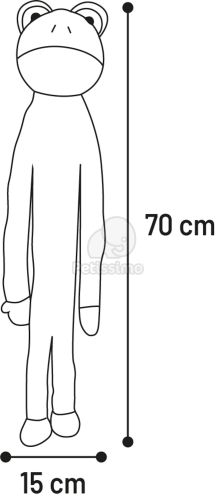 Flamingo Kwakka plüss béka  70 cm