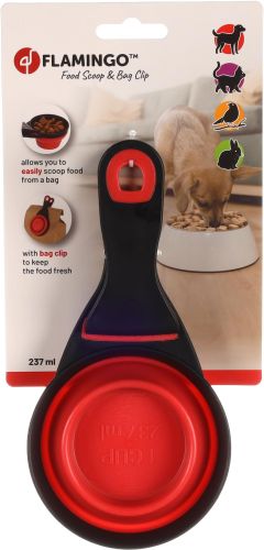 Flamingo tápkimérő kanál - piros  1 db