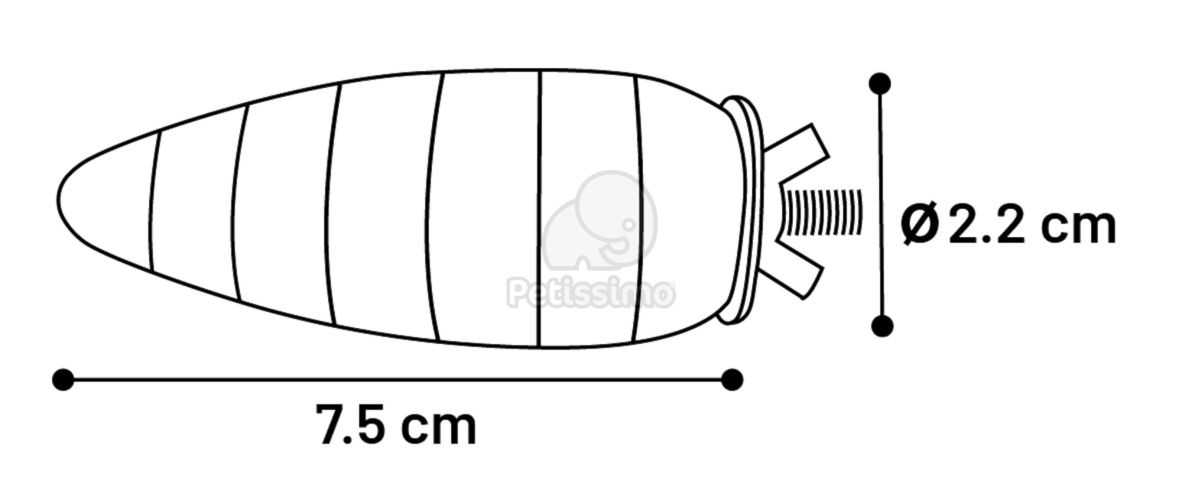 Flamingo fogkoptató répa  1 db