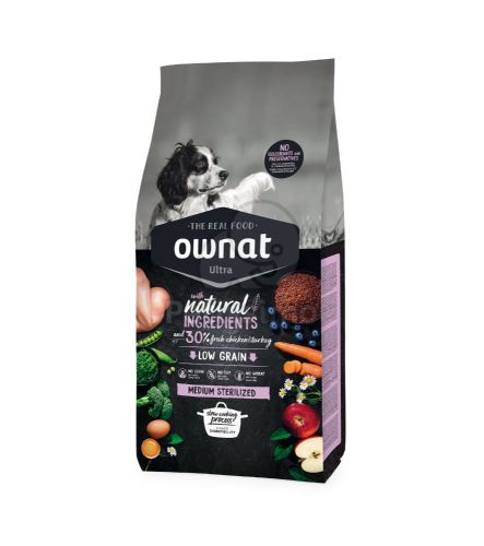 Ownat Dog Ultra Medium Sterilized  3 kg