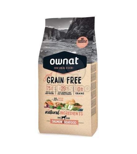Ownat Dog Grainfree Salmon & Seafood  14 kg