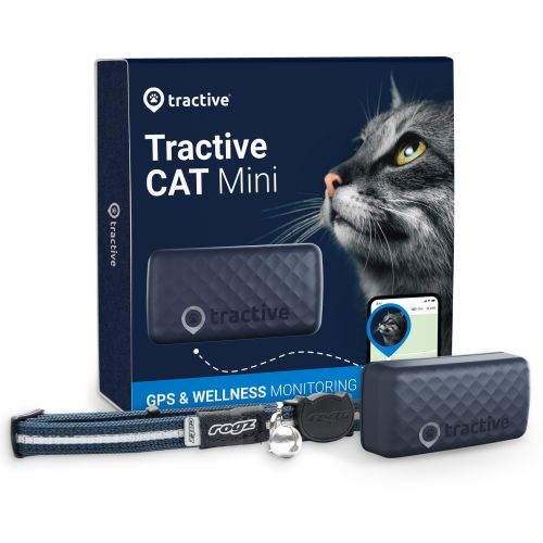 Tractive GPS Cat Mini - macska GPS nyomkövető és aktivitásmérő  Sötétkék 