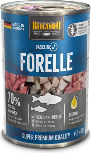 Belcando Baseline konzerv pisztránggal  400 g