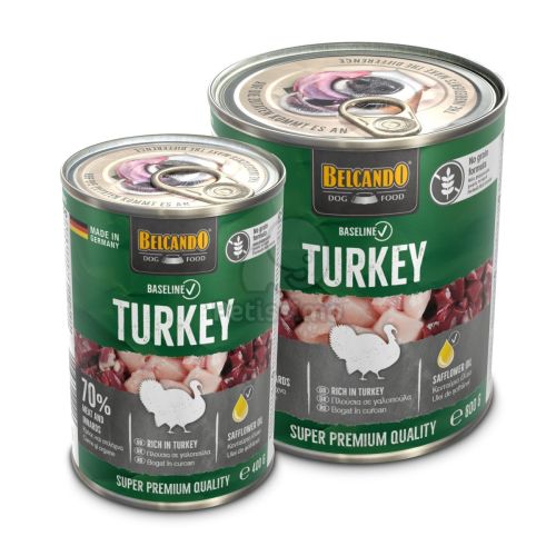 Belcando Baseline konzerv pulykával  400 g