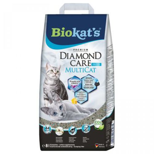 GimCat Biokat's Diamond Care MultiCat Fresh macskaalom  8 l
