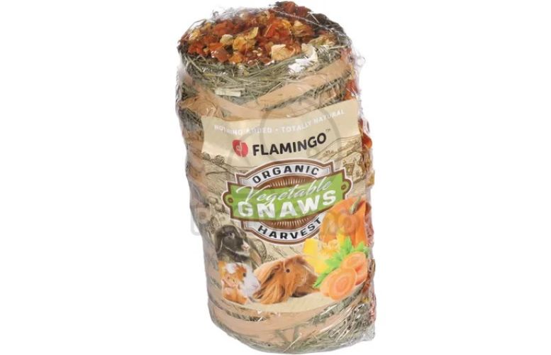 Flamingo zöldséges rágcsáló széna  200 g