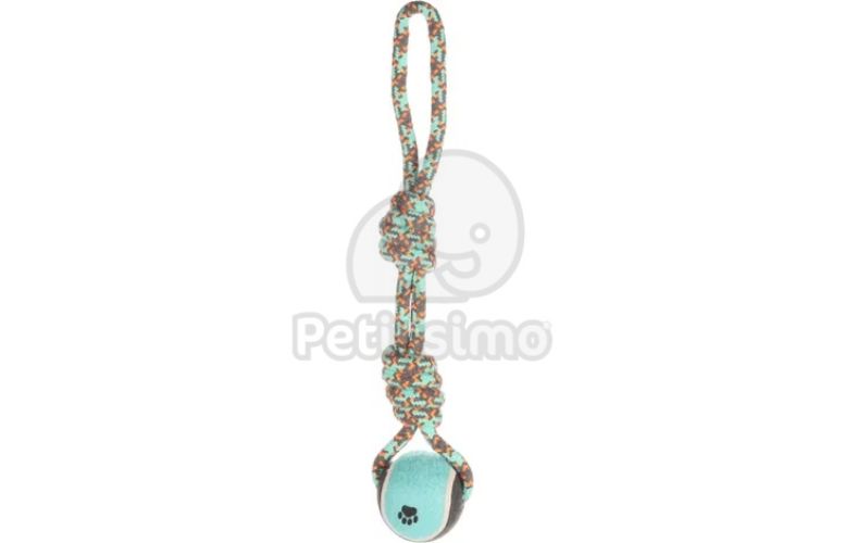 Flamingo játék kötélhurok teniszlabdával  1 db