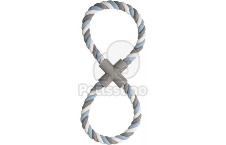 Flamingo játék kötélhurok - kék  1 db