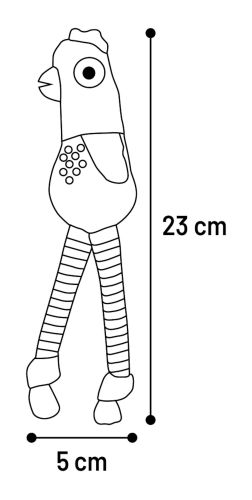 Flamingo macskajáték - zöld csirke  1 db