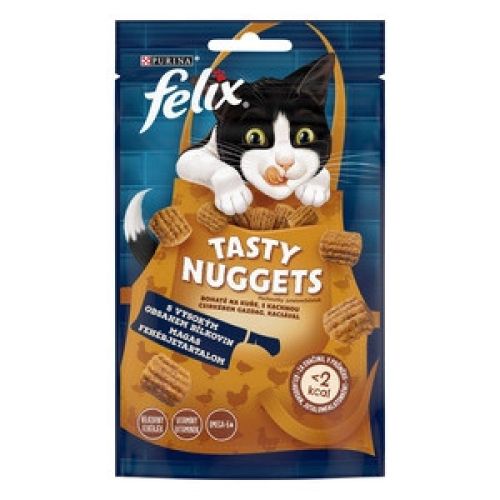 Felix Tasty Nuggets jutalomfalat - csirke, kacsa  50 g