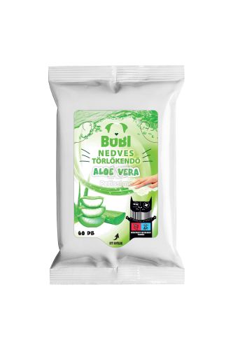 Bobi nedves törlőkendő kisállatok részére  60 db