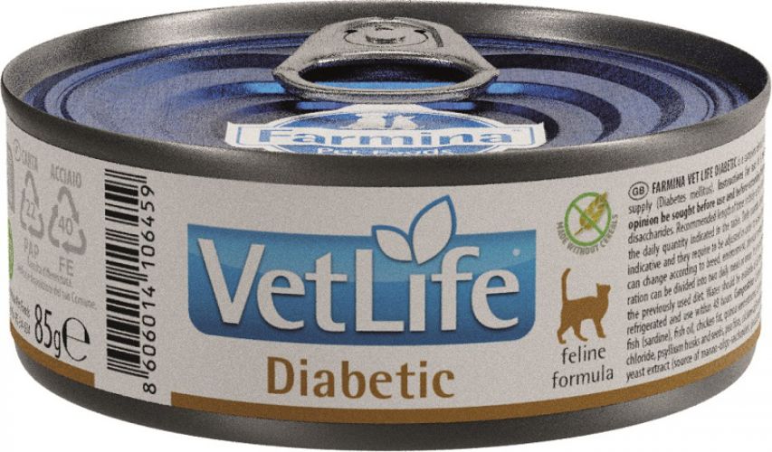 Vet Life Cat Diabetic konzerv  85 g