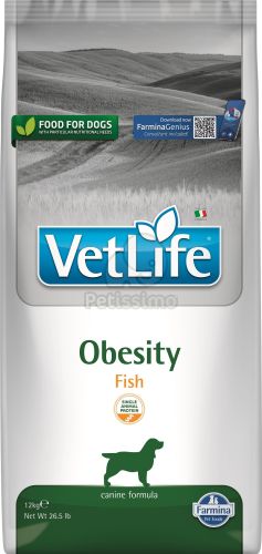 Vet Life Dog Obesity Fish  12 kg