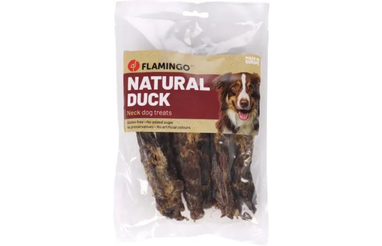 Flamingo Kutya Snack - kacsa nyak  150 g