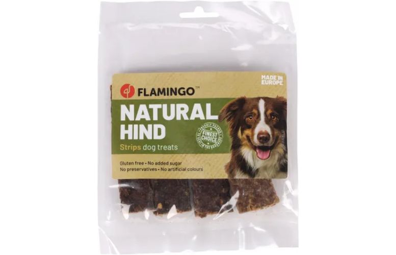 Flamingo Kutya Snack - bivaly csíkok  100 g
