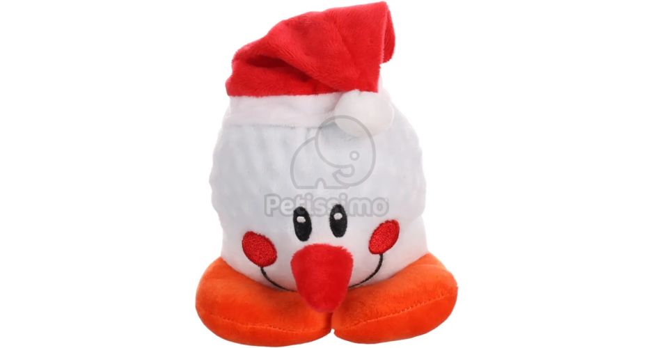 Flamingo karácsonyi plüssjáték kutyáknak - hóember  1 db