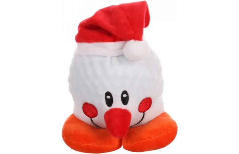 Flamingo karácsonyi plüssjáték kutyáknak - hóember  1 db