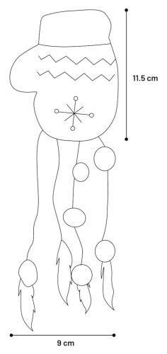 Flamingo karácsonyi kesztyű csörgőjáték macskáknak  1 db