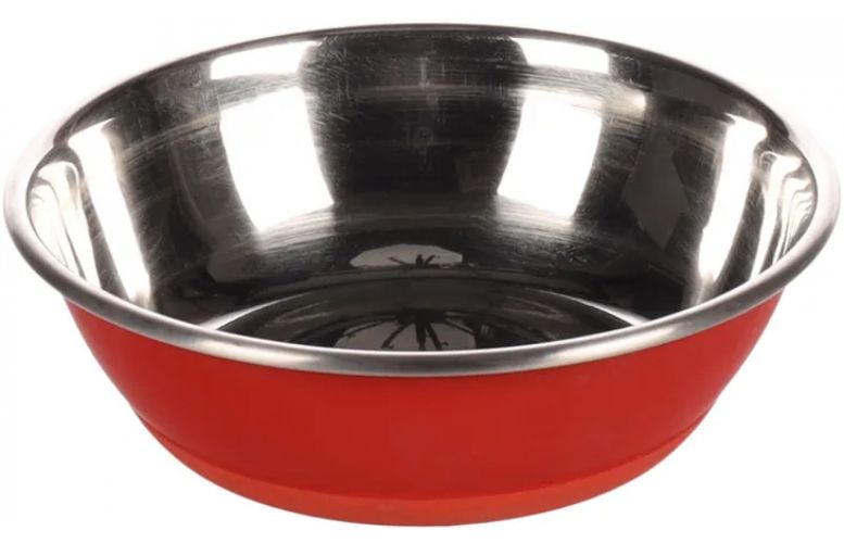 Flamingo Tobias fémtál kutyáknak - piros  300 ml