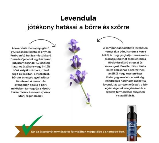 My Bulldog Shampoo - gyógynövényes kutyasampon levendulával  200 ml