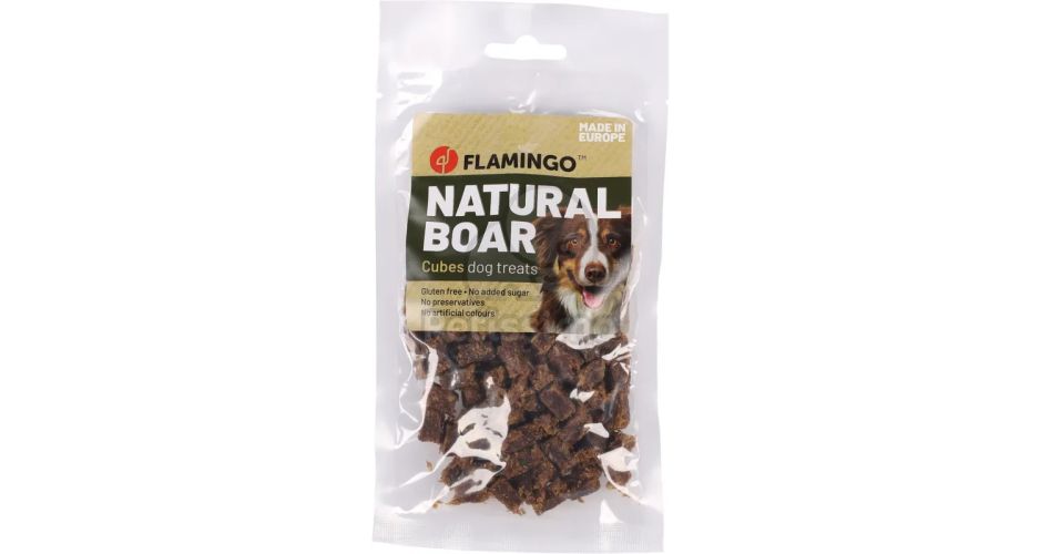 Flamingo Nature Snack - kockázott vaddisznó  80 g