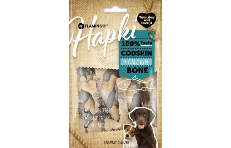 Flamingo Hapki Snack - csontok halbőrrel  85 g