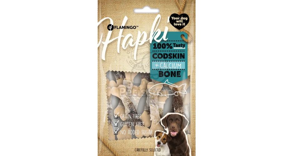 Flamingo Snack - Hapki csontok halbőrrel  85 g