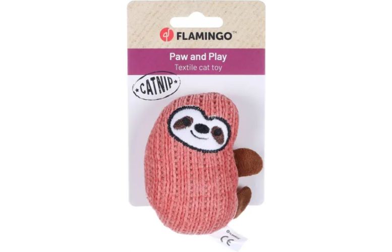 Flamingo Blaro lajhár macskajáték  Piros - 7 x 4.5 x 9.2 cm
