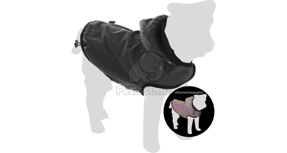 Flamingo Luza fényvisszaverős kutyakabát - szürke 45 cm   45 cm