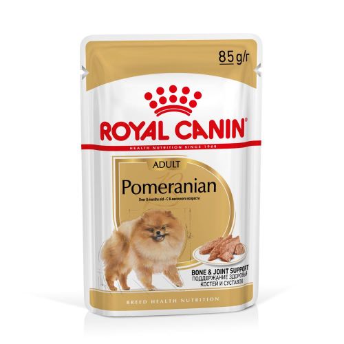 Royal Canin Pomeranian Adult - Pomerániai törpespicc felnőtt kutya nedves táp 12 x  85 g