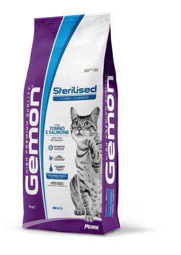 Gemon Cat Adult Steril - tonhal, lazac  20 kg