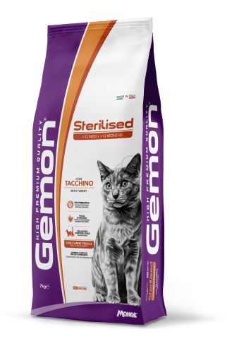 Gemon Cat Adult Steril - pulyka  20 kg