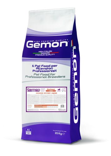 Gemon Cat Adult Steril - pulyka  20 kg