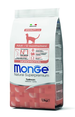 Monge Cat Adult Monoprotein - lazac  1.5 kg
