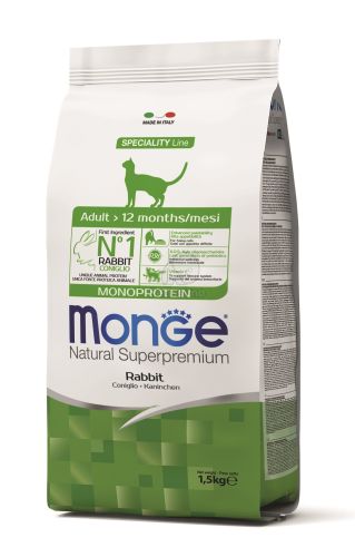 Monge Cat Adult Monoprotein - nyúl  1.5 kg