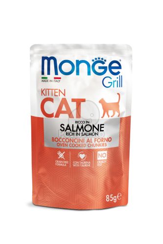 Monge Grill Cat Kitten Lazacos Falatok Aszpikban  85 g