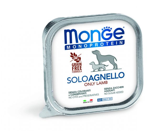 Monge Dog Monoprotein paté - bárány  150 g