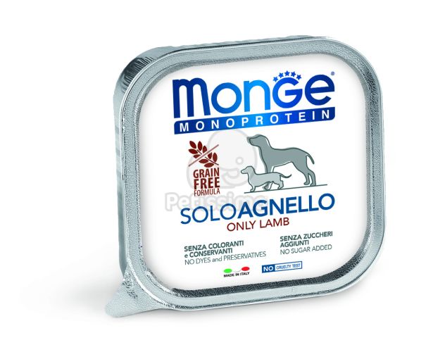 Monge Dog Monoprotein paté - bárány  400 g
