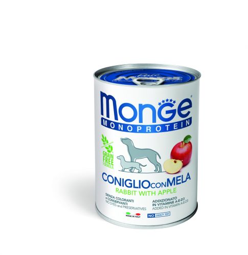 Monge Dog Monoprotein Fruits paté - nyúl, alma  400 g