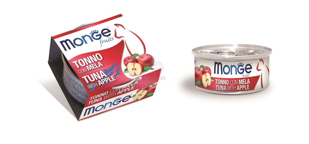 Monge Cat Fruits Adult - tonhal és alma  80 g